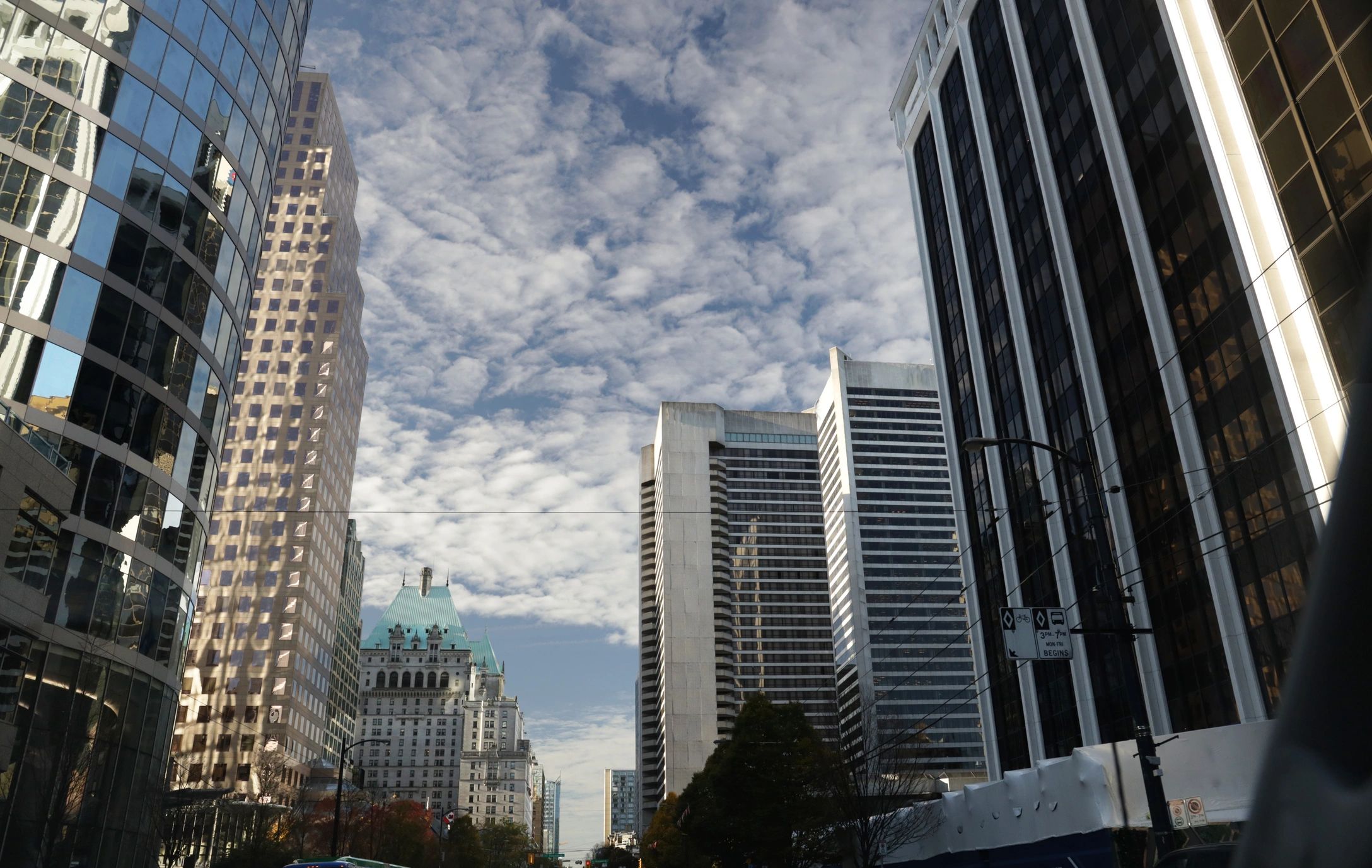 Office towers in downtown Vancouver, British Columbia